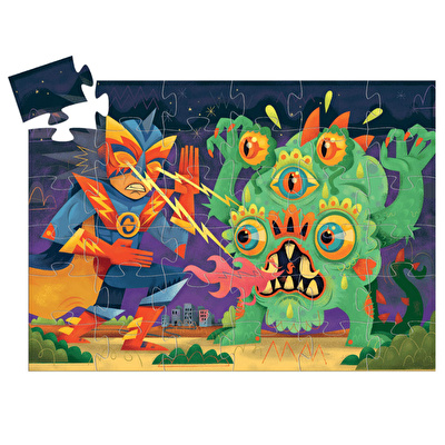 DJECO Dekoratif Puzzle 36 Parça Süper Boy