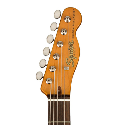 Squier Classic Vibe Baritone Custom Telecaster Laurel Klavye Black Elektro Gitar