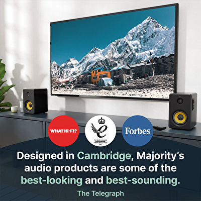 MAJORITY D40x Raf Tipi Hoparlör (BT, USB, AUX, RCA)
