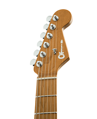 Charvel Pro-Mod DK24 HH 2PT Karamelize Akçaağaç Klavye Satin Burgundy Mist Elektro Gitar