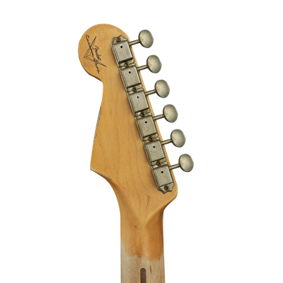 FENDER Custom Shop 1957 Stratocaster Heavy Relic Akçaağaç Klavye Nocaster Blonde Elektro Gitar