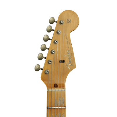 FENDER Custom Shop 1957 Stratocaster Heavy Relic Akçaağaç Klavye Nocaster Blonde Elektro Gitar