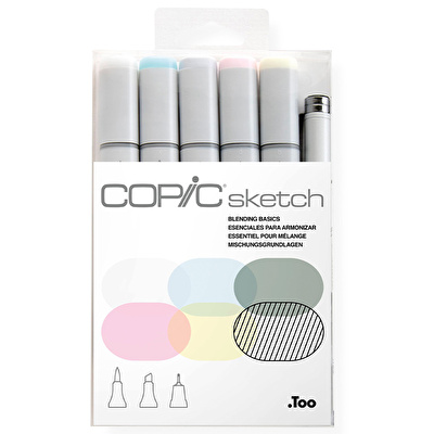 COPIC Sketch 6'lı set Blending Basics