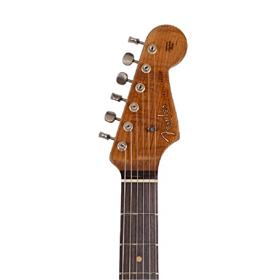 Fender Custom Shop Limited Edition Dual-Mag II Stratocaster Super Heavy Relic Aged Black Elektro Gitar