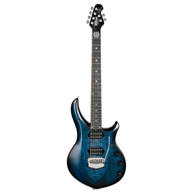 Music Man John Petrucci Majesty 6 Abanoz Klavye Blue Silk Elektro Gitar