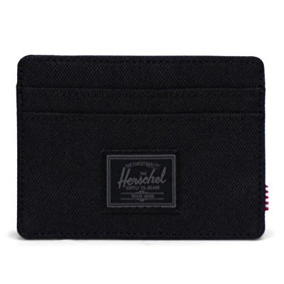 HERSCHEL Charlie Rfıd Korumalı Siyah Kartlık Cüzdan