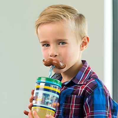 CONTIGO Funny Straw Bıyık 470 ml Suluk