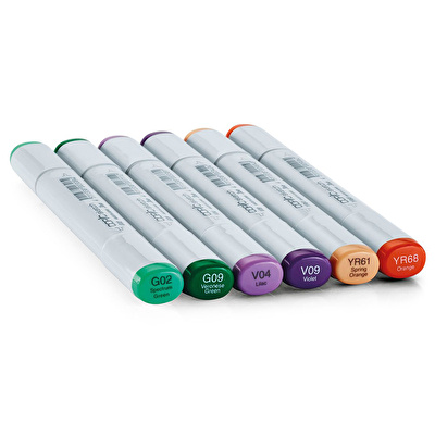 COPIC Sketch 6'lı set Secondary Tones