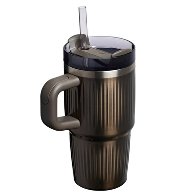 STANLEY The Quencher H2.0 Fluted Tumbler 0.6L / 20oz Gunmetal Shine