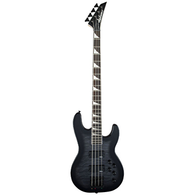 Jackson JS3Q Concert Bass Quilt Maple Top Amaranth Klavye Transparent Blue Burst Bas Gitar