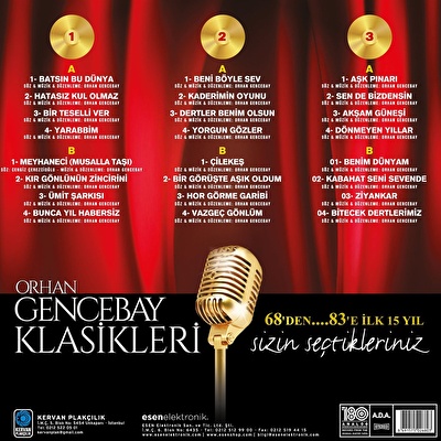 Orhan Gencebay-Klasikleri Vol.1(3lp)