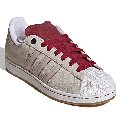 ADIDAS Superstar II Beyaz / Kırmızı Unisex Ayakkabı