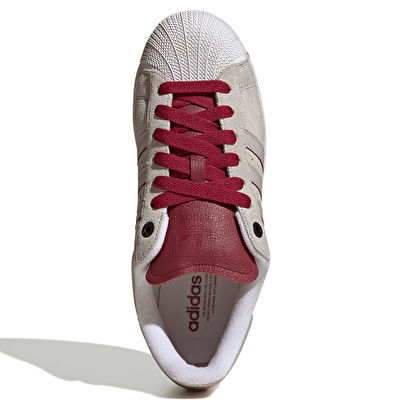 ADIDAS Superstar II Beyaz / Kırmızı Unisex Ayakkabı