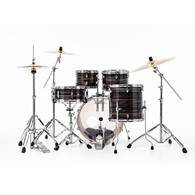 PEARL EXX705NBR/C779 Export EXX Metallic Amethyst Twist 5 Parça (20B/10T/12T/14F/14S) HWP-834 Aksam Setli ve Sabian SBR Zil Setli Akustik Davul Seti