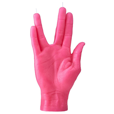 CANDLE HAND Llap Mum Pembe