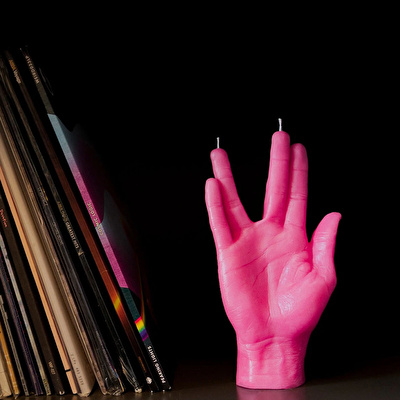 CANDLE HAND Llap Mum Pembe
