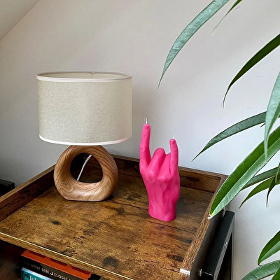 CANDLE HAND You Rock Mum Pembe