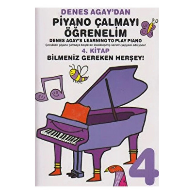 Denes Agay`dan Piyano Çalmayı Öğrenelim 4. Kitap