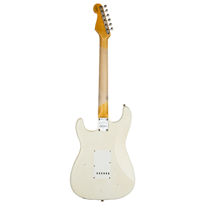 Fender Custom Shop Limited Edition 62/63 Stratocaster Journeyman Relic Gülağacı Klavye Aged Olympic White Elektro Gitar