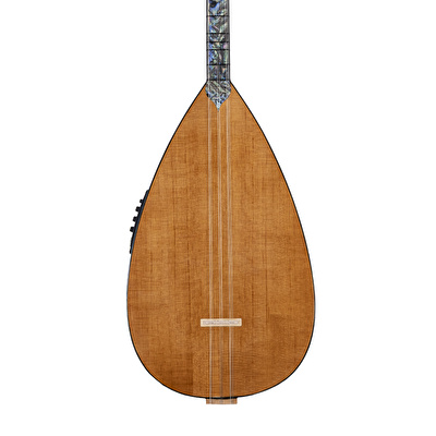 Ceviz Ağacı Gövde Sedef Klavye Kısa Sap EQ Sistemli Bağlama