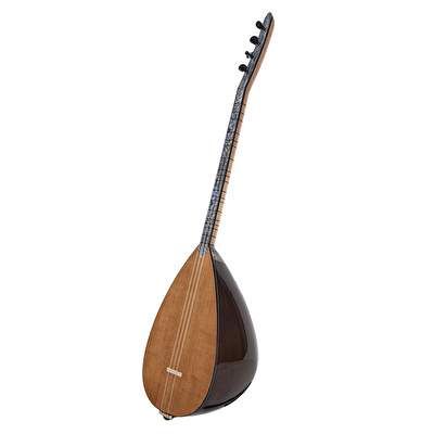 Ceviz Ağacı Gövde Sedef Klavye Kısa Sap EQ Sistemli Bağlama