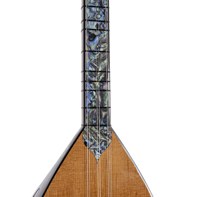 Ceviz Ağacı Gövde Sedef Klavye Kısa Sap EQ Sistemli Bağlama