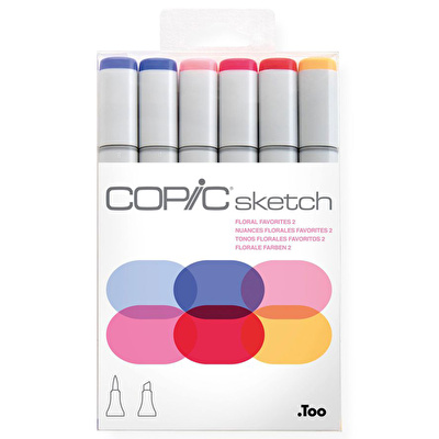 COPIC Sketch 6'lı set Floral Favorites 2