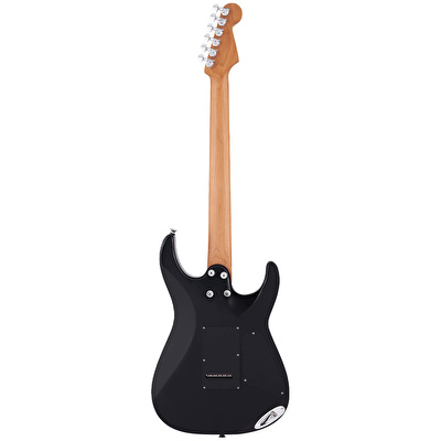 Charvel Pro-Mod DK24 HH 2PT CM LH Karamelize Akçaağaç Klavye Gloss Black Solak Elektro Gitar