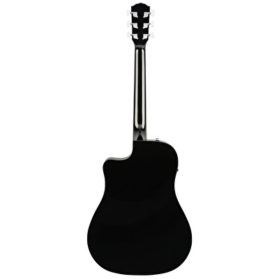 Fender CD-60SCE Ceviz Klavye Black Elektro Akustik Gitar
