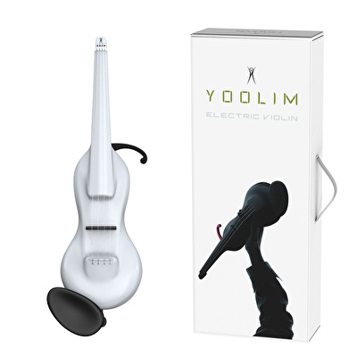 YOOLIM NOVIA NV-VLN4-WH 4/4 Elektro Keman - Beyaz