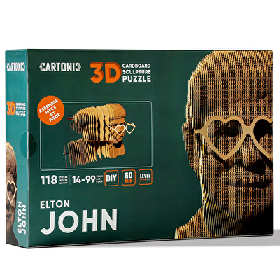 Cardboard puzzle "Cartonic 3D Puzzle ELTON J"