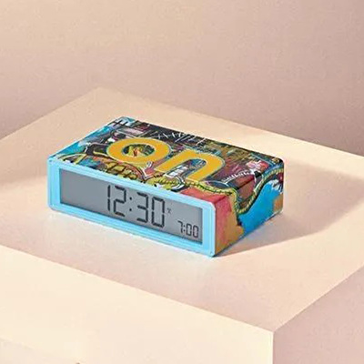 LEXON Flip + Alarm Saat X Jean-Michel Basquiat Skull