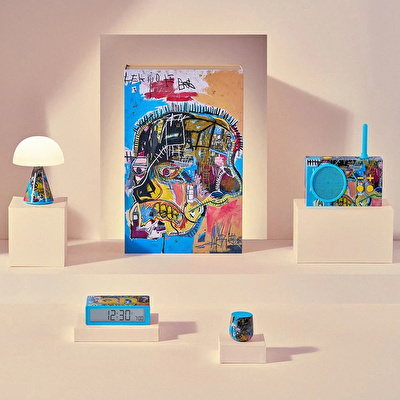 LEXON Flip + Alarm Saat X Jean-Michel Basquiat Skull