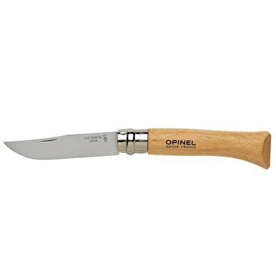 OPINEL Inox 10 No Kayın Saplı Paslanmaz Çelik Çakı