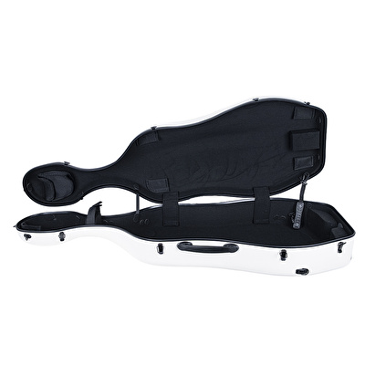 VANETTA XY-130CR 4/4 Fiber Çello Taşıma Çantası (Beyaz)