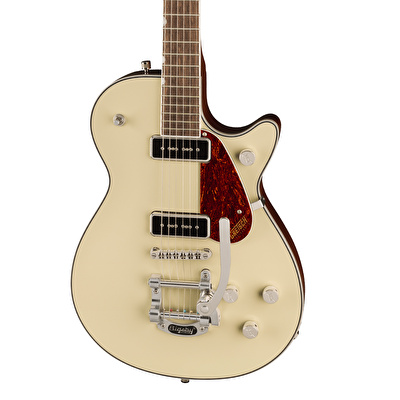 Gretsch G5210T-P90 Electromatic Jet Two 90 Singlecut with Bigsby Laurel Klavye Vintage White Elektro Gitar