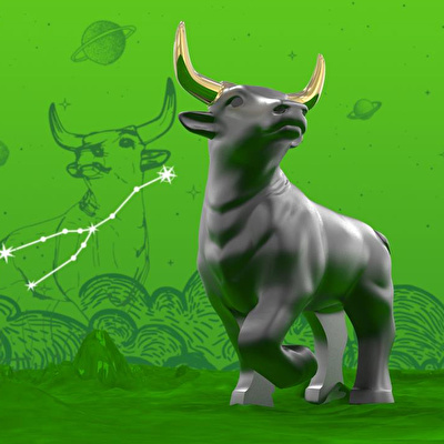 METALMORPHOSE Burç Koleksiyonu Boğa Anahtarlık / Çanta