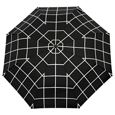 ORIGINAL DUCKHEAD Duck Kompakt Şemsiye Black Grid