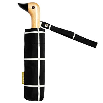 ORIGINAL DUCKHEAD Duck Kompakt Şemsiye Black Grid