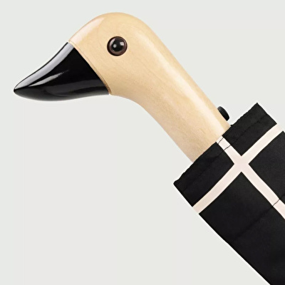 ORIGINAL DUCKHEAD Duck Kompakt Şemsiye Black Grid
