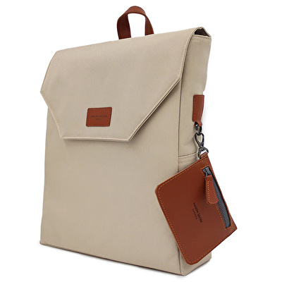 MAISON SACREE Ferrat Bej 15'' Sırt Çantası
