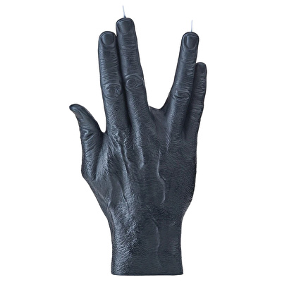 CANDLE HAND Llap Mum Siyah