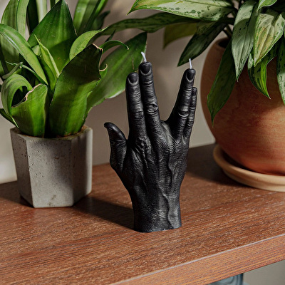 CANDLE HAND Llap Mum Siyah
