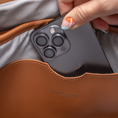 MAISON SACREE Ferrat Bej 15'' Sırt Çantası