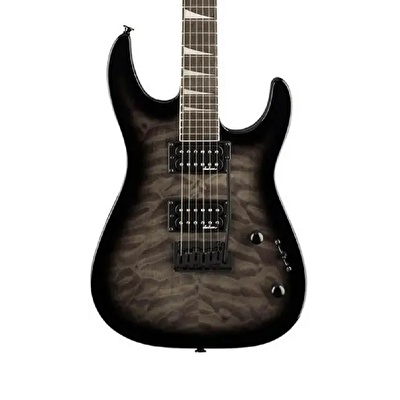 Jackson JS20 Dinky DKQ 2PT Amaranth Klavye Transparent Black Burst Elektro Gitar