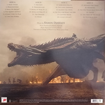 Ramin Djawadi – Game Of Thrones (Music From The HBO Series) Season 7 (Limited Edition, Numbered,Colored Vinyl)