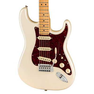 Fender Player Plus Stratocaster Pau Ferro Klavye Olympic Pearl Elektro Gitar
