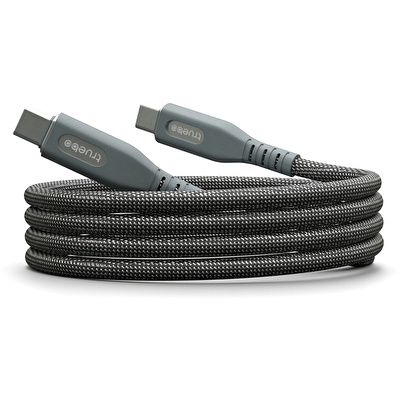 TRUEBO MagneticPro Dayanıklı Şarj ve Veri Kablosu - Siyah