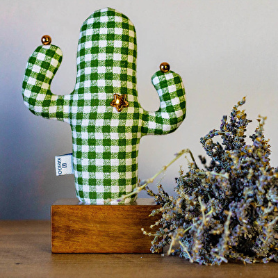 KAYIGO Cactus Lavanta Dolgulu Notluk / Pötikareli - Ahşap