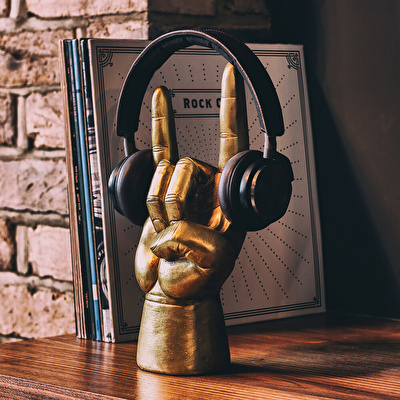 SUCK UK Gold Rock On - Kulaklık Standı